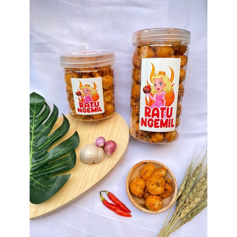 

Siomay mini pedas daun jeruk toples 600ml & 1000ml/siomay renyah/cemilan kekinian