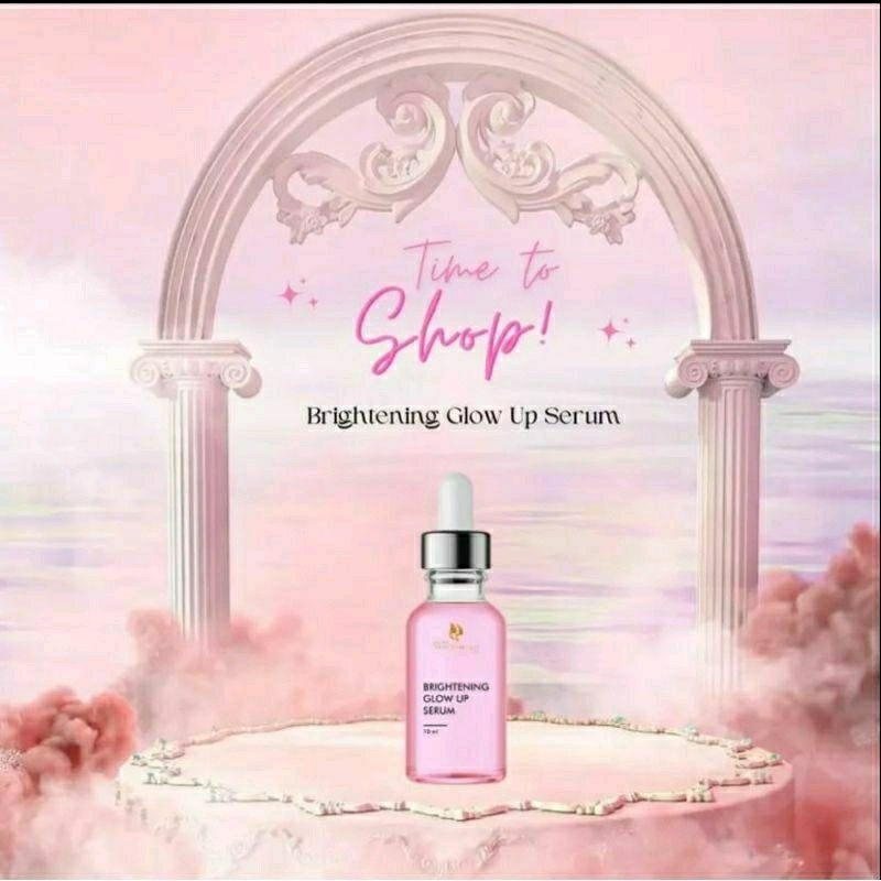 serum Glow Brigthing Glow Up Serum viral Pencerah - Serum Pink
