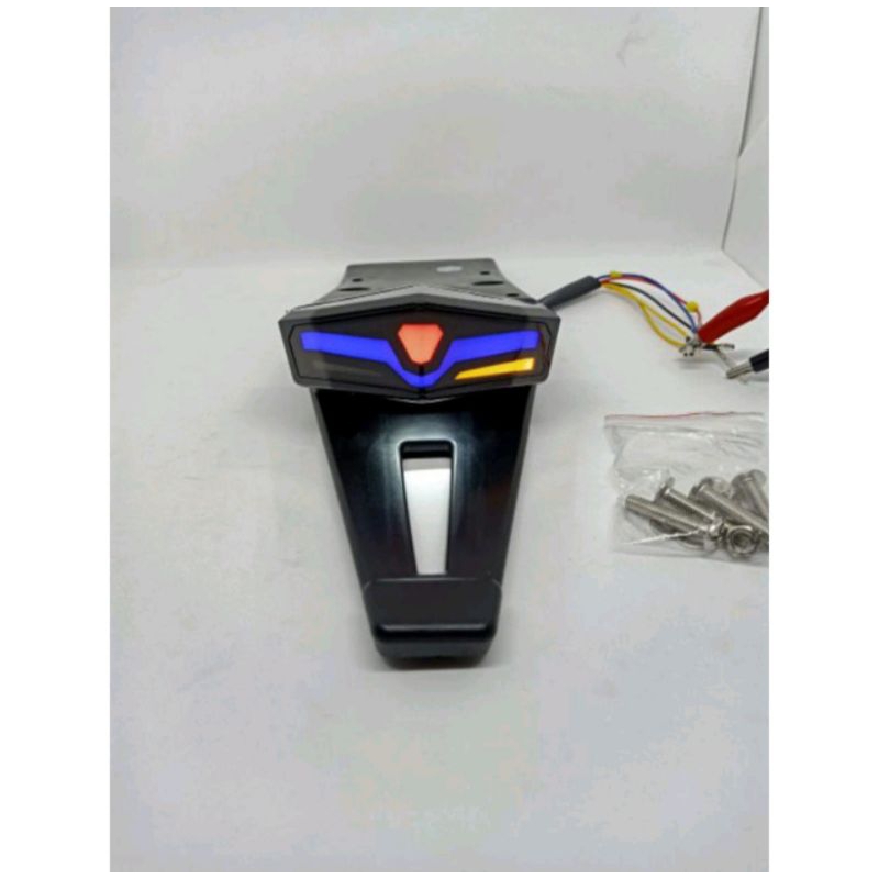 Lampu stop spakbor belakang stoplamp LED dtracker 150 klx model 3in 1