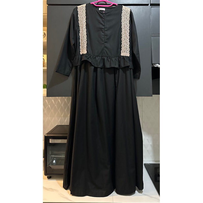 Dress Hijup Hijabsabine black preloved