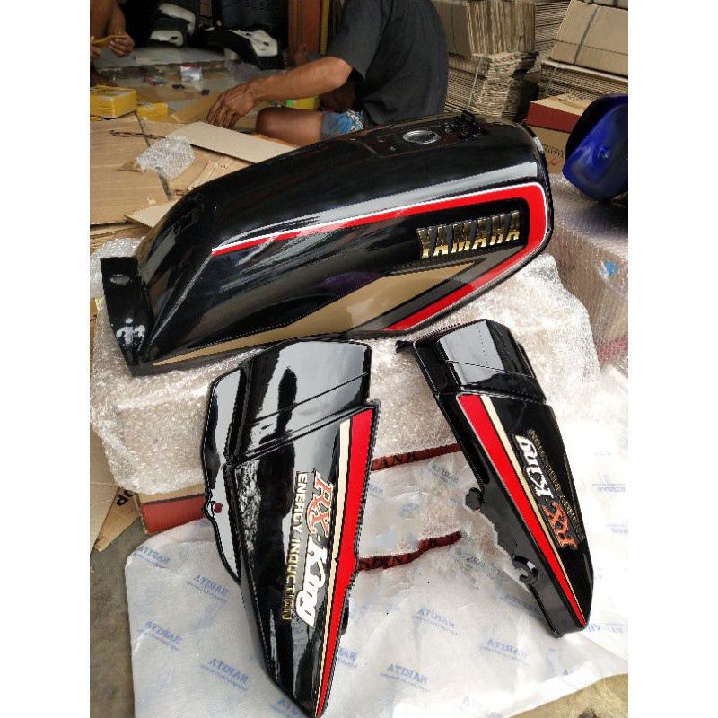 COVER TANGKI YAMAHA RX KING TAHUN 1992 PLUS BOX BOK AKI RX KING