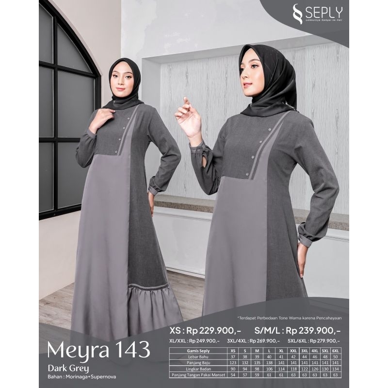 GAMIS MEYRA 143 CASUAL &amp; ELEGAN DRESS BY SEPLY