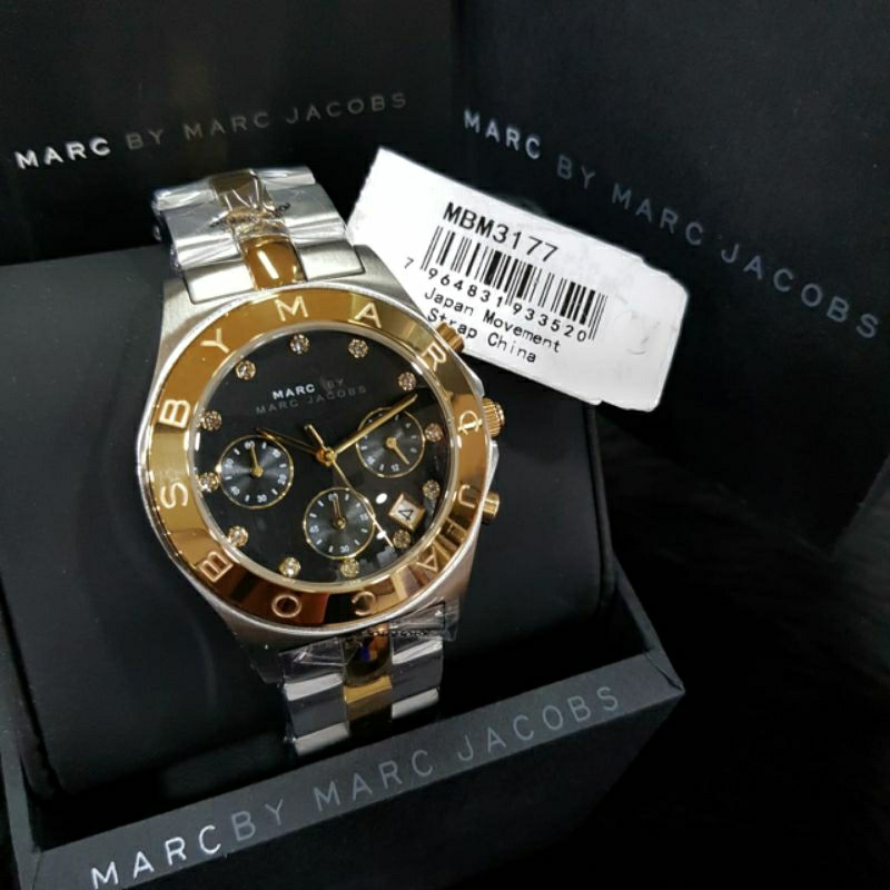 Jam Tangan Marc Jacob Wanita MBM-3177 MBM-3178 MBM-3102 40mm Original Bm Free Box Original