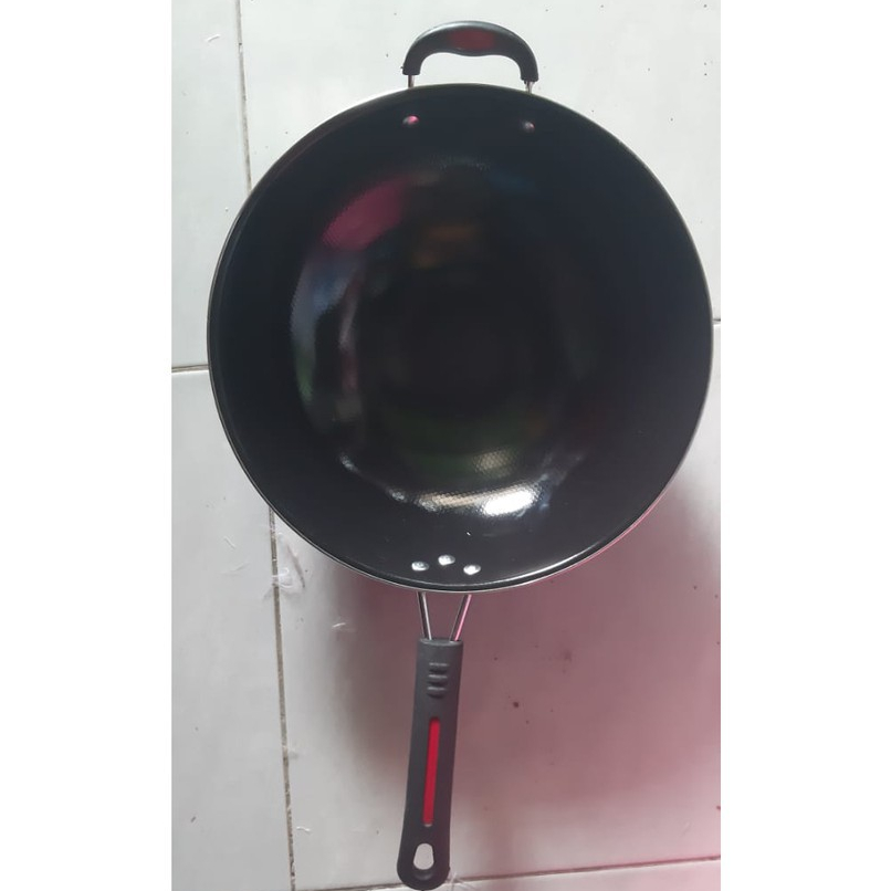 Promo Wajan Enamel Gagang / Enamel Kuping Anti diameter 32 cm