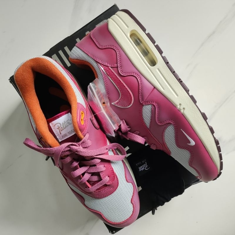airmax 1 patta rush Maroon