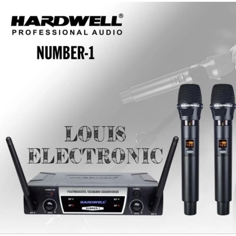 Mic Microphone Wireless HARDWELL NUMBER 1 NUMBER-1 NUMBER1 ORIGINAL