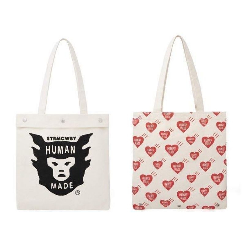 Human Made Tote Bag Japan Magazine (Bisa Dilipat) Tote bag pria dan wanita