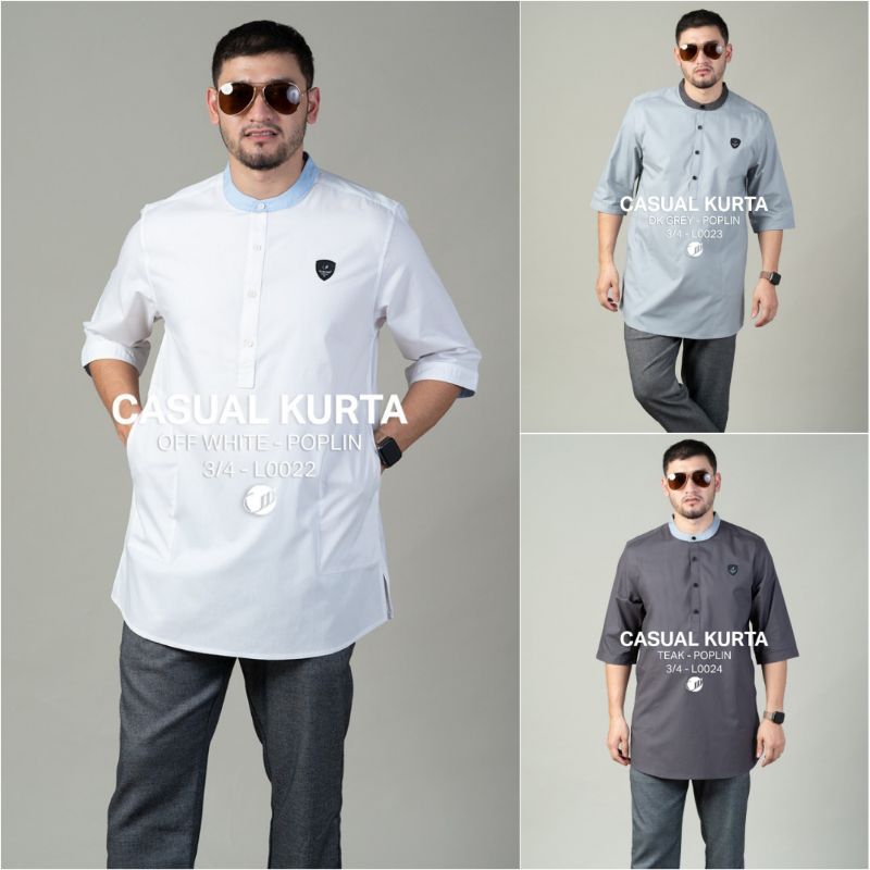 Samase Kurta Casual Gread B Lengan 3/4 L002