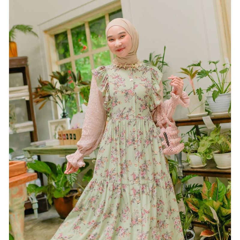 HAURA DRESS BY HAIDEEORLIN (READY)