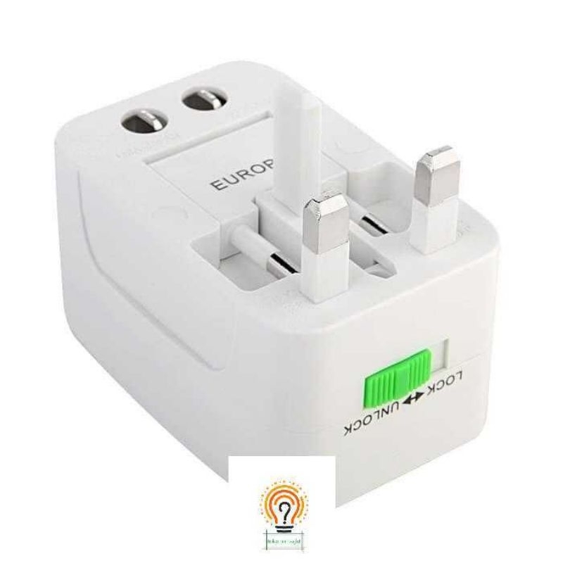 Universal Travel Adaptor all in 1 Home Adaptor Traveler EU AU UK US Plug Colokan