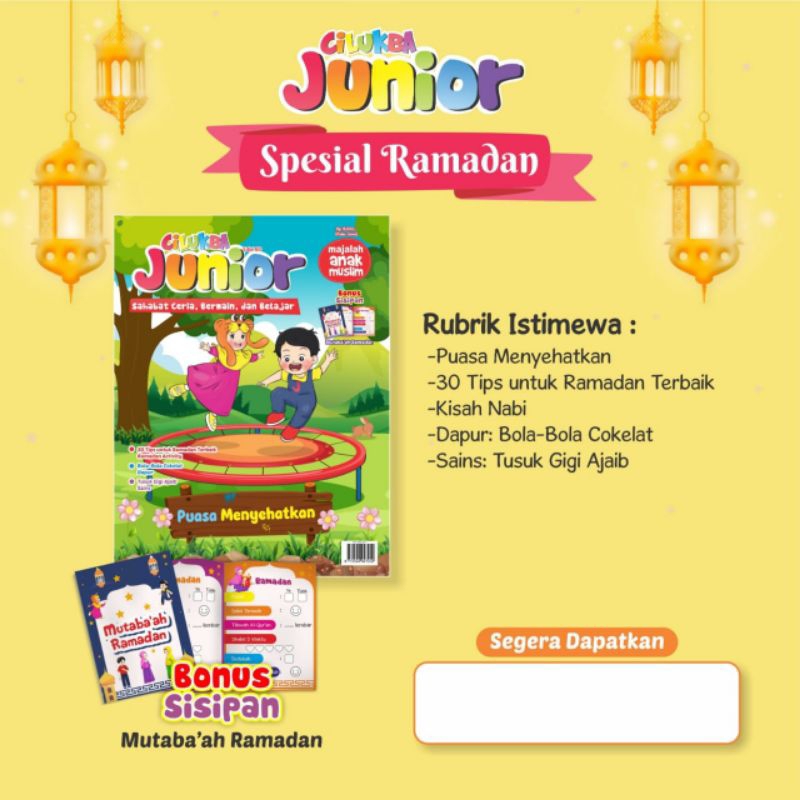 Majalah Muslimah Anak Majalah  Cilukba
