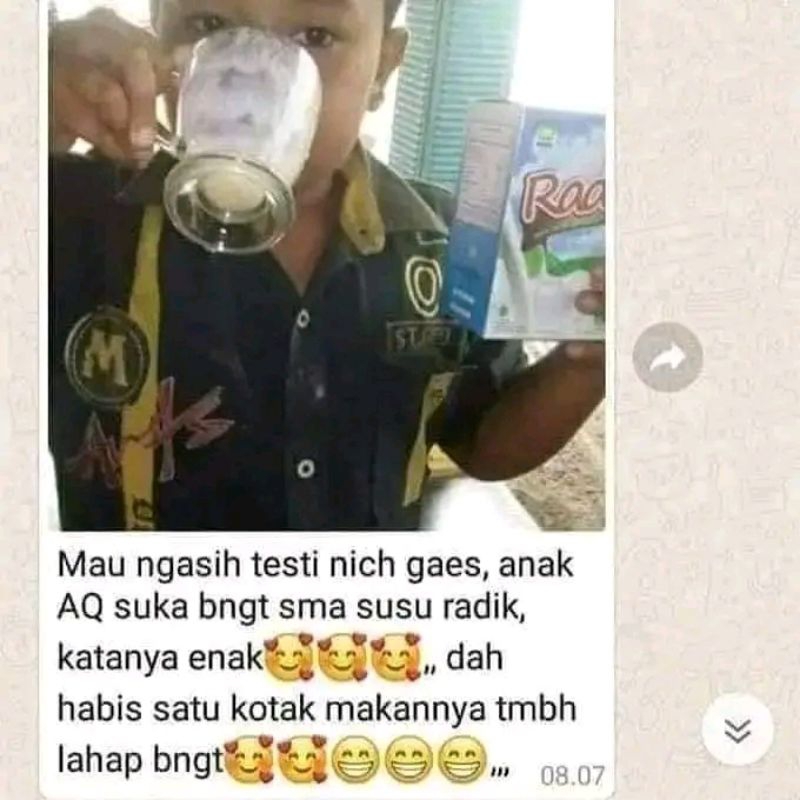 

susu radik nasa penggemuk badan biar makan nya tambah lahap