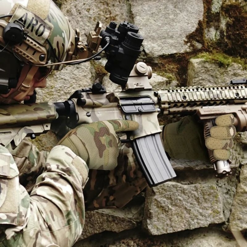 Sarung Tangan Tactical Pria  Sarung Tangan Kerja Militer Paintball Pria Z-01