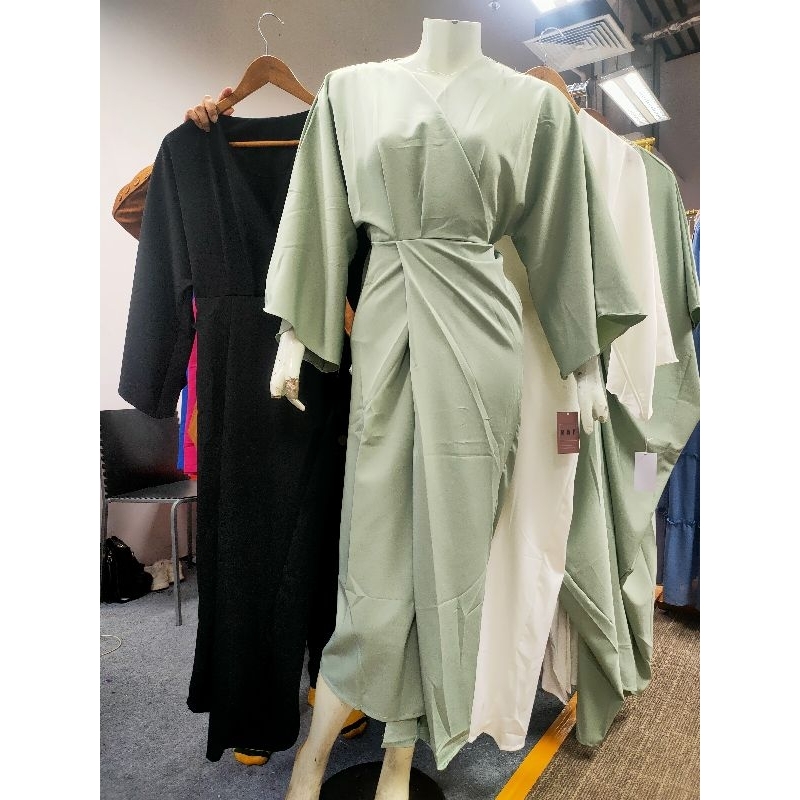Kaftan Lebaran Premium | Kaftan Kimono Casual | Dress Kimono Panjang | Kaftan Satin Premium | Kaftan Wanita Premium | Kaftan Gamis Wanita