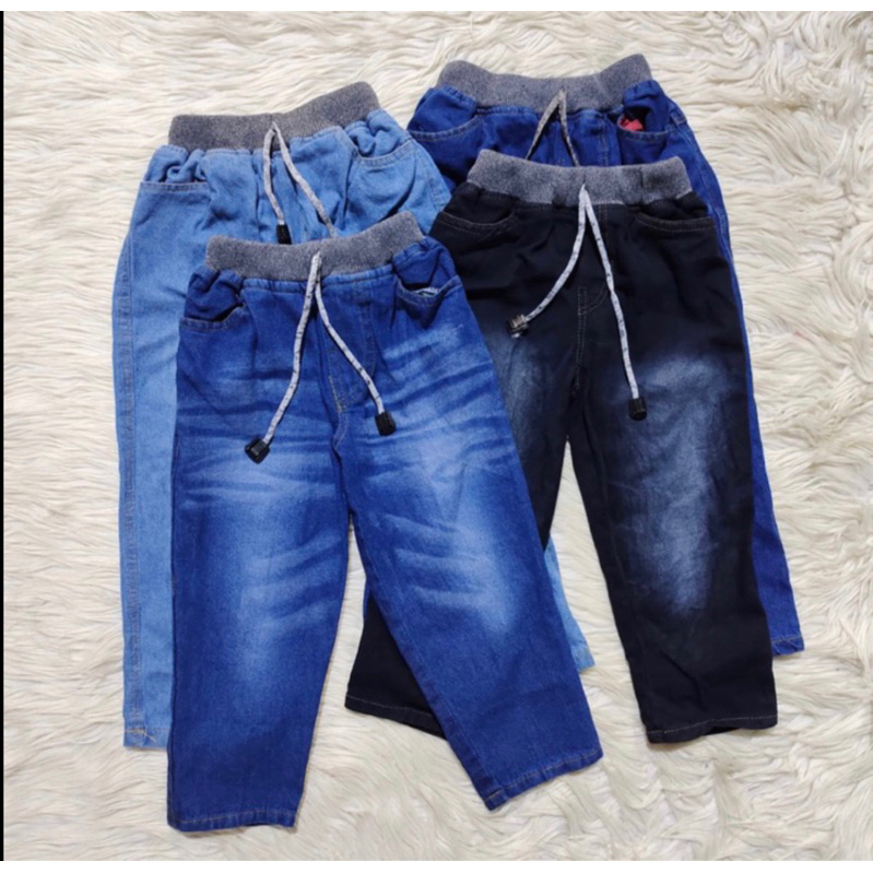 Celana jeans panjang anak laki-laki 6-11 tahun