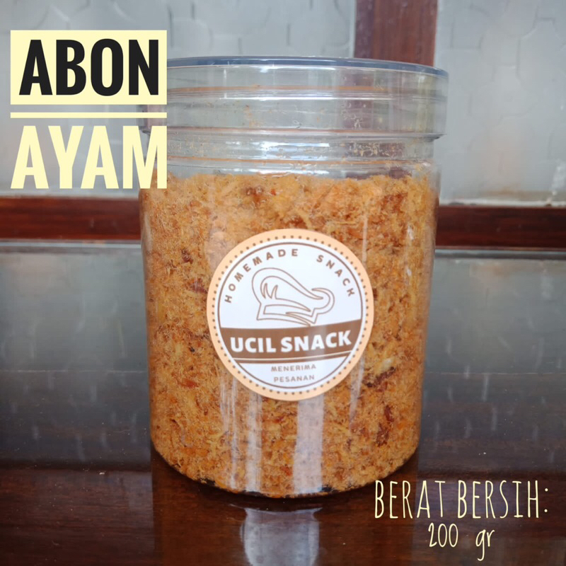 

[SNACK UCIL] ABON AYAM/CEMILAN TOPLES MURAH