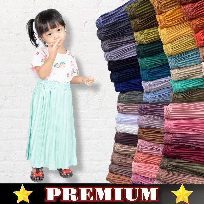 ROK ANAK 2-4 TAHUN // ROK ANAK TERBARU // ROK PLISKET PREMIUM