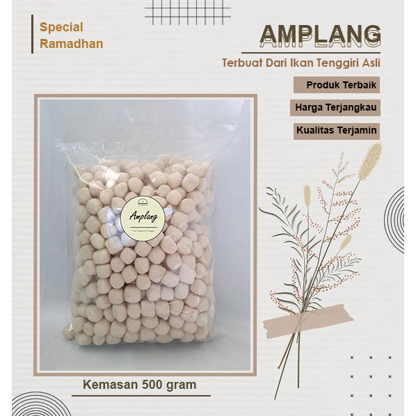 

Kerupuk Amplang Ikan Tenggiri Kualitas Terbaik Berat bersih 500 gram