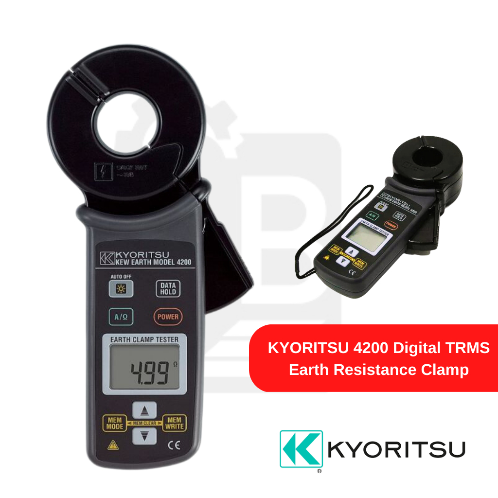 Kyoritsu 4200 Digital Clamp Earth Tester Digital Earth Clamp Grounding
