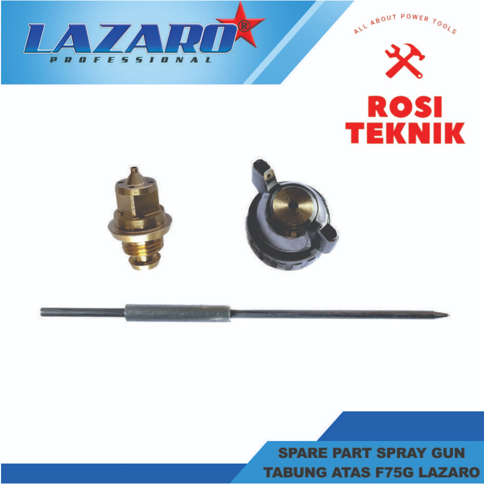 Nozzle spare part set komplit f75g lazaro