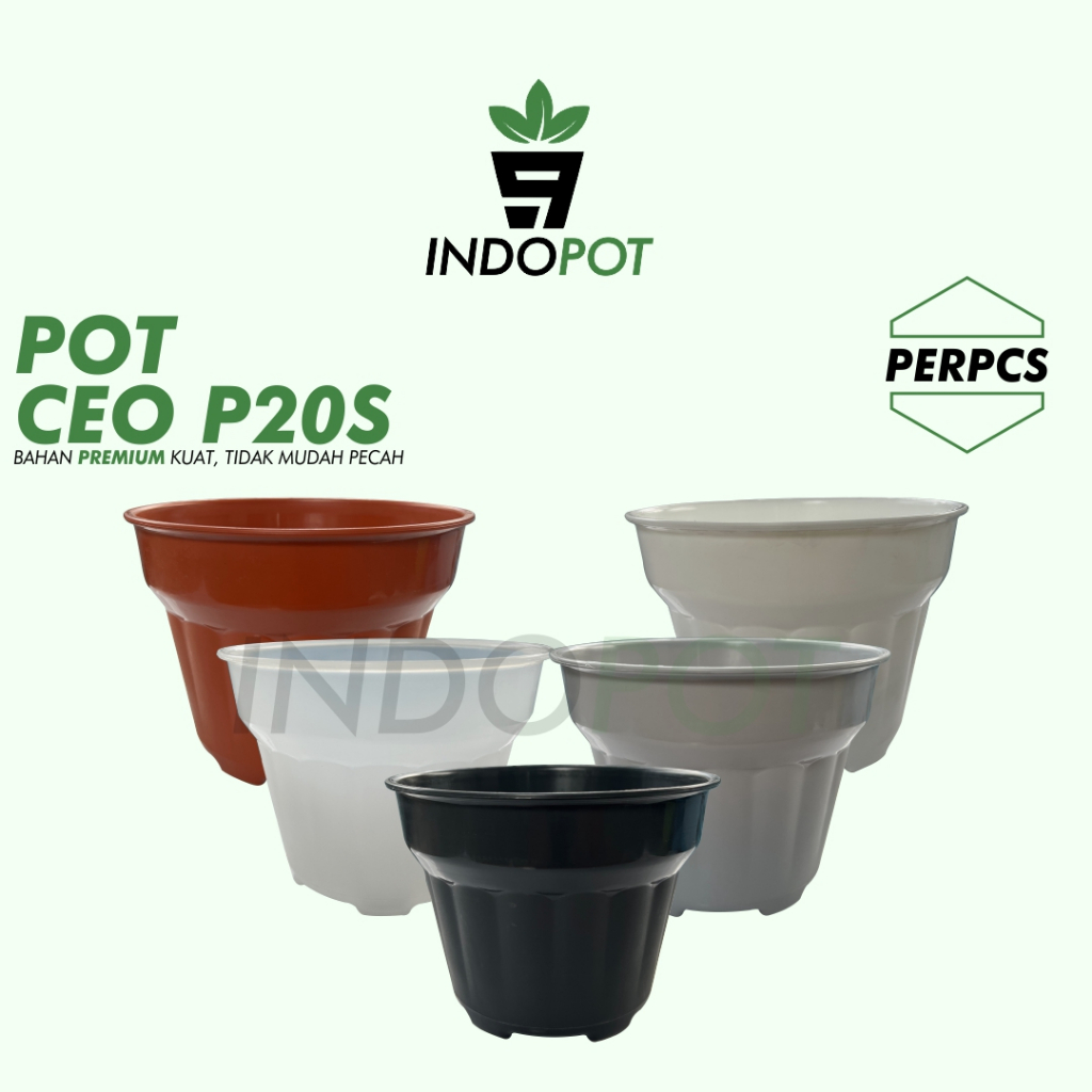 Pot Bunga CEO P20S Pot Bunga 20cm Tanaman Bunga Hias Pot Premium