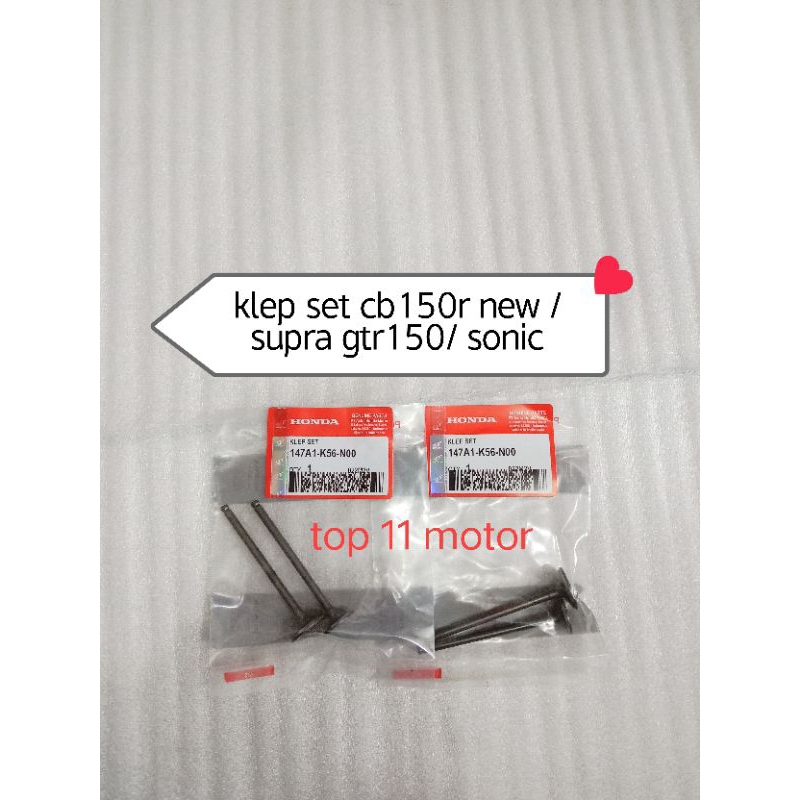 klep set cb150r new / supra gtr150 / sonic / payung klep set cb150r new K56