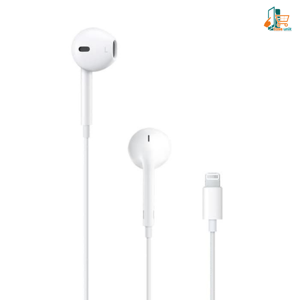 EarPhone With Lightning 8 pin Headset Hf headsfree ligthing ori cabutan 7G 7+ 8G 8+ X Xs Max Xr 11 pro max 12 mini 12 pro max 13 mini 13 pro max 14 plus 14 pro max konek Bluetooth (on bluetooth ) pop up Handsfree Earphone headset CS5573