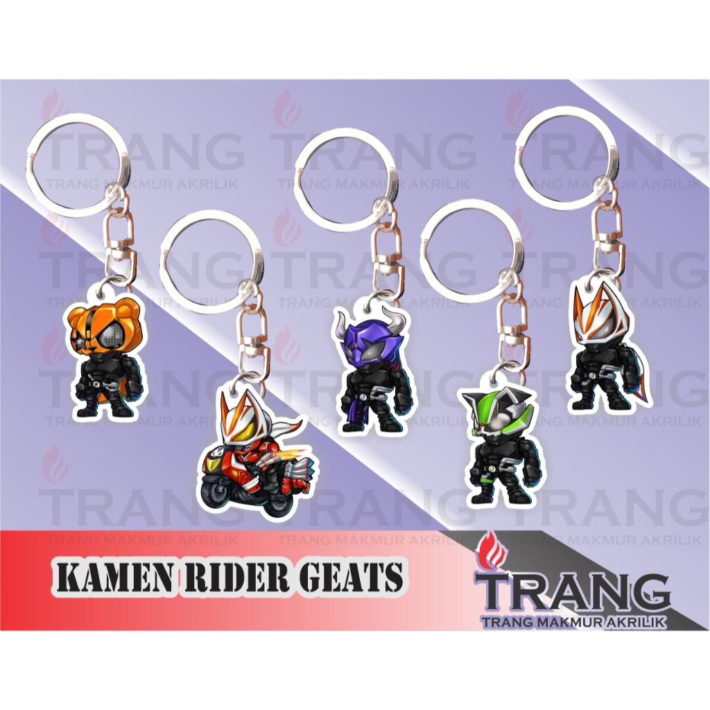 Gantungan Kunci Akrilik Kamen Rider Geats/Acrylic Keychain Kamen Rider Geats