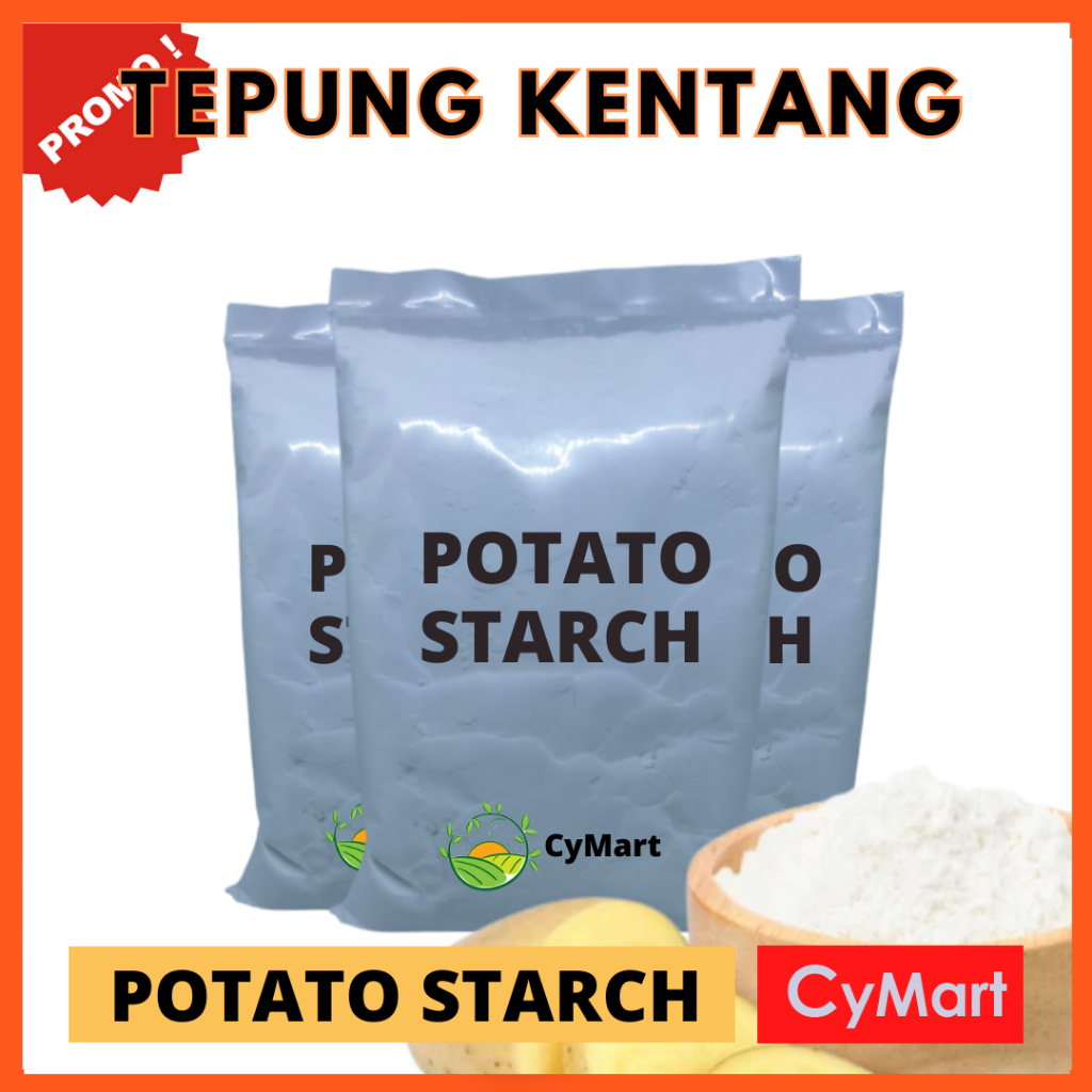 

Tepung Kentang / Potato Starch / Pati Kentang Cymart/ Tepung Kentang Putih / Aci Kentang @250 gr