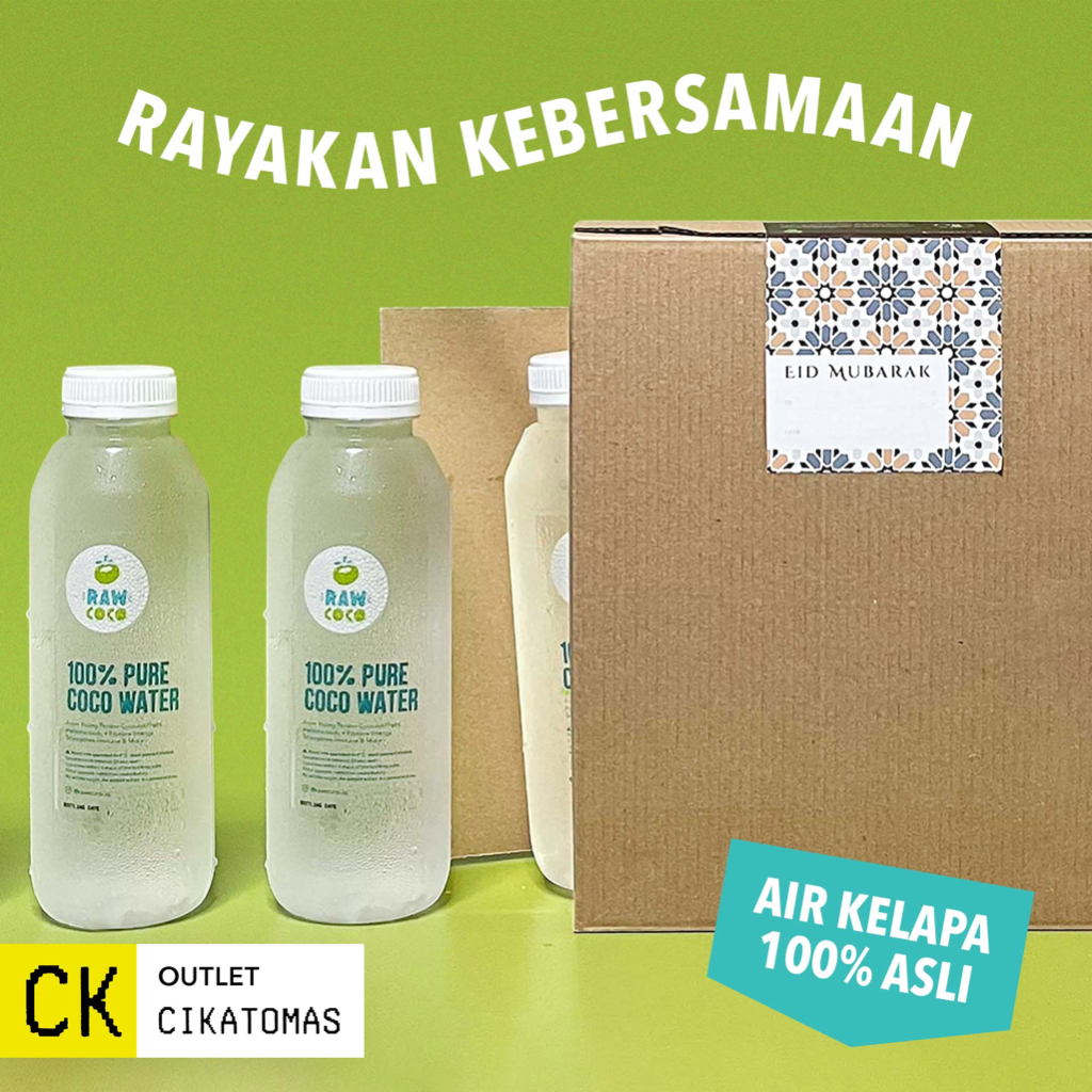 

Gift Box Hamper Ramadan Lebaran Idul FItri Air Kelapa RAW Coco