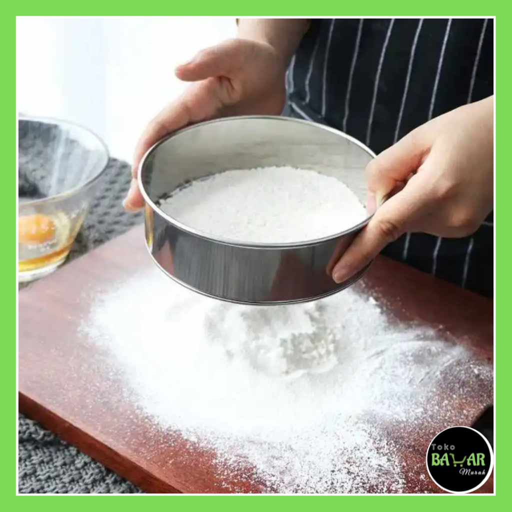 Ayakan Tepung Stainless Steel / Ayakan / Saringan Tepung Stainless Steel / Ayakan Tepung Gula Halus