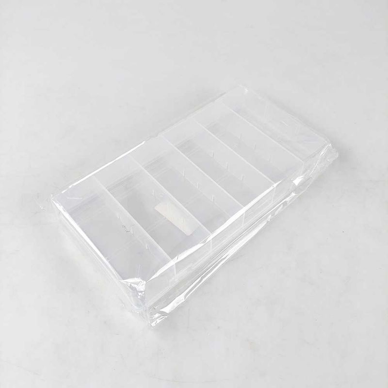 ALICE 18 Grid Kotak Penyimpanan Perhiasan Organizer Plastic Jewelry Box - AL85