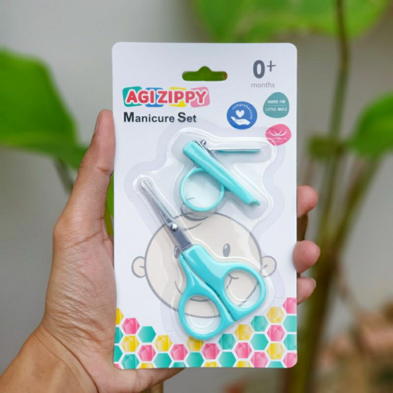 2 in 1 Manicure Set Baby Nail Newborn Dodo 0+m Gunting Newborn | Gunting Kuku Bayi Baru Lahir