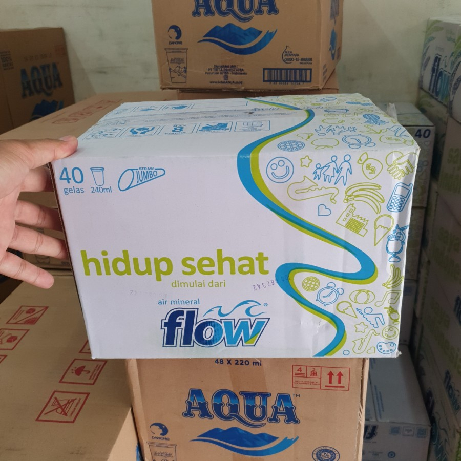 

CTN 40*240ML - FLOW GELAS CUP AIR MINERAL /GOJEK ONLY