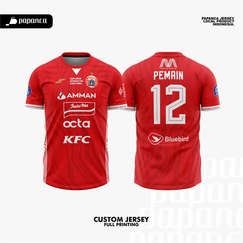 Jersey Persija Jakarta Liga 1 2022/2023 FullPrinting FreeNameSet
