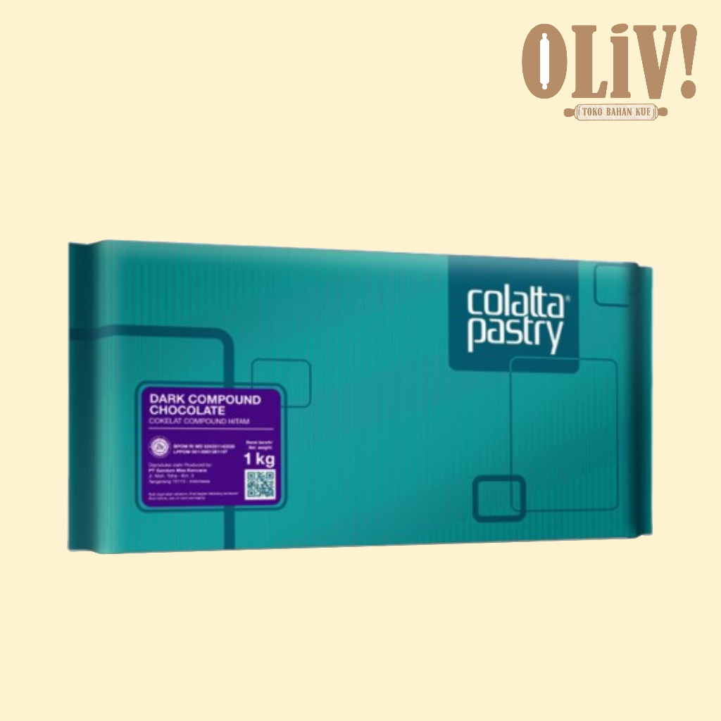 

Colatta Pastry Dark Compound Coklat 1kg