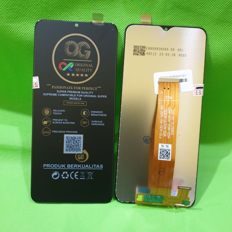 lcd ts touchscreen samsung a12 / a12s / m02 / a02 a022 a125 m022 a12 fullset