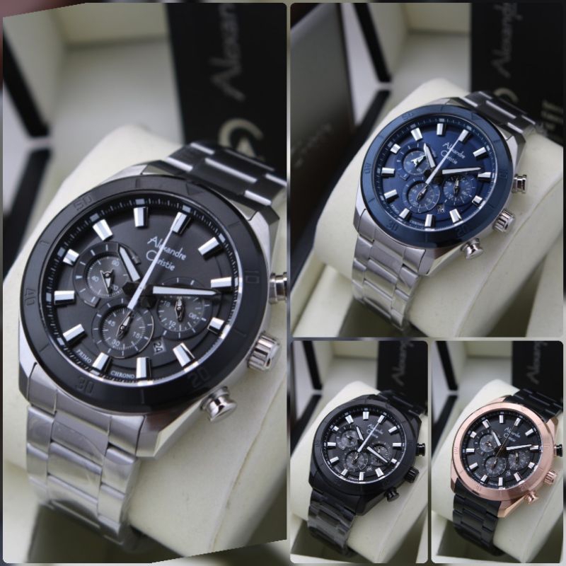 ALEXANDRE CHRISTIE 6672 / 6672MC PRIA ORIGINAL GARANSI 1TAHUN