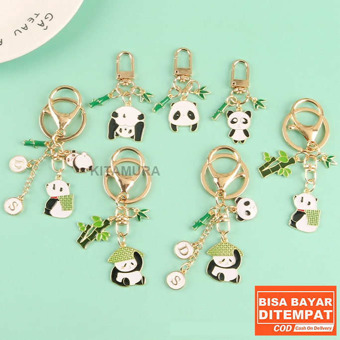 AT03 GANTUNGAN KUNCI PANDA/KEY CHAIN/SOUVENIR/GANTUNGAN KUNCI LUCU/GANTUNGAN KUNCI KARAKTER/AKSESORIS TAS