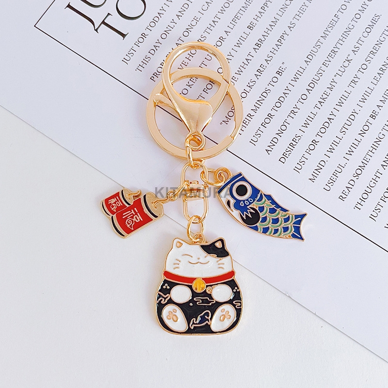 AT06 GANTUNGAN KUNCI KUCING JEPANG/KEY CHAIN/SOUVENIR/GANTUNGAN KUNCI LUCU/GANTUNGAN KUNCI KARAKTER/AKSESORIS TAS