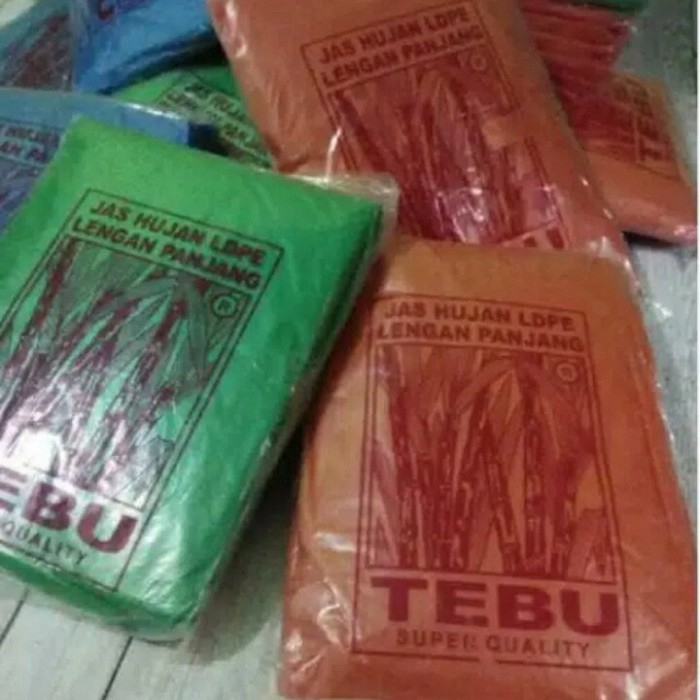 Jas Hujan Plastik Per Lusin