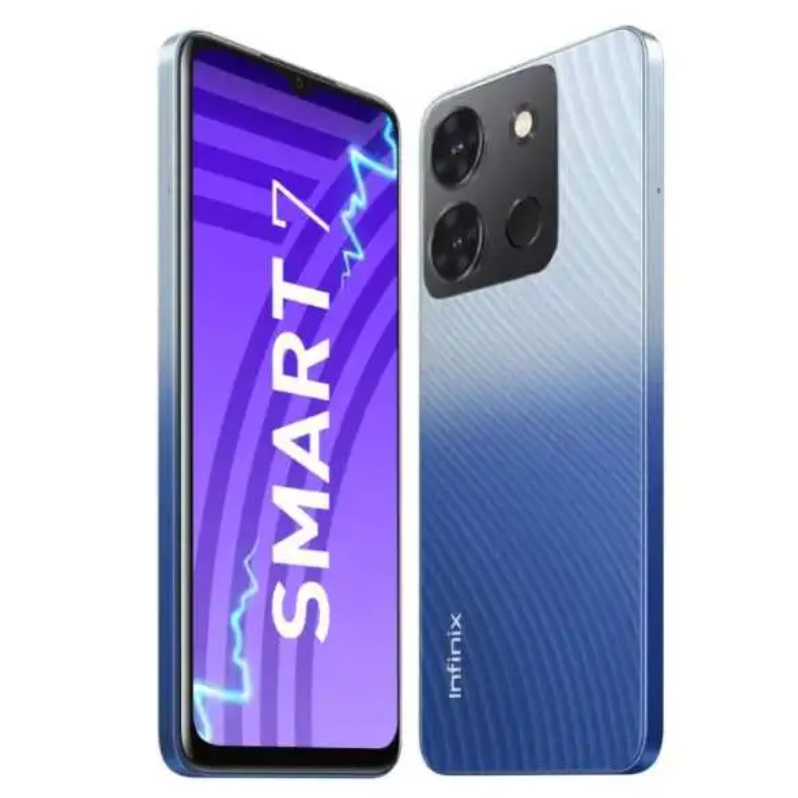 Infinix Smart 7 4/64GB - Up To 7GB – 6.6&quot; HD+ -Garansi Resmi