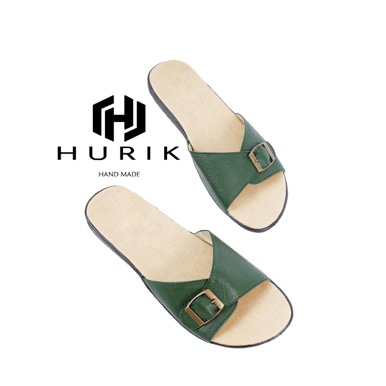 Hurik.handmade / Sandal Kulit Wanita / Sandal Kulit Asli Garut