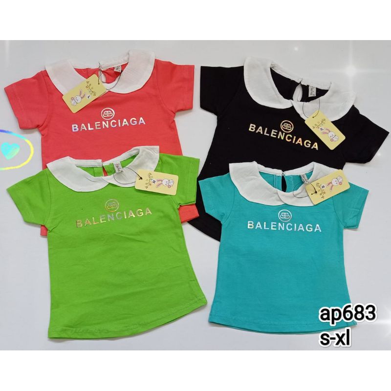 KAOS IMPORT KERAH PUTIH DOIR &amp; BALEN