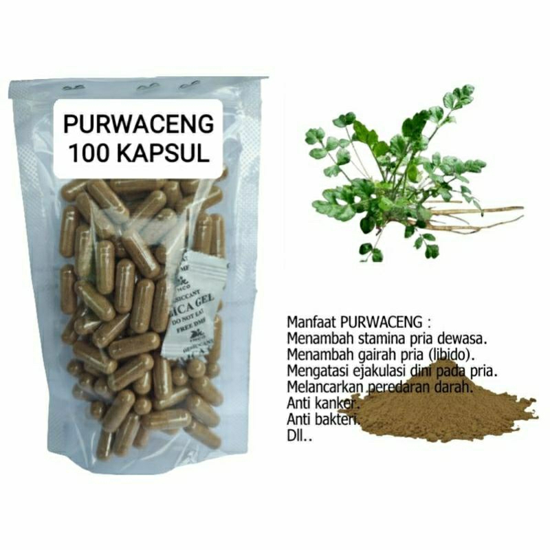 

PURWACENG 100 KAPSUL OBAT HERBAL TERBAIK TOPP SELLER JATIM (PREMIUM QUALITY)