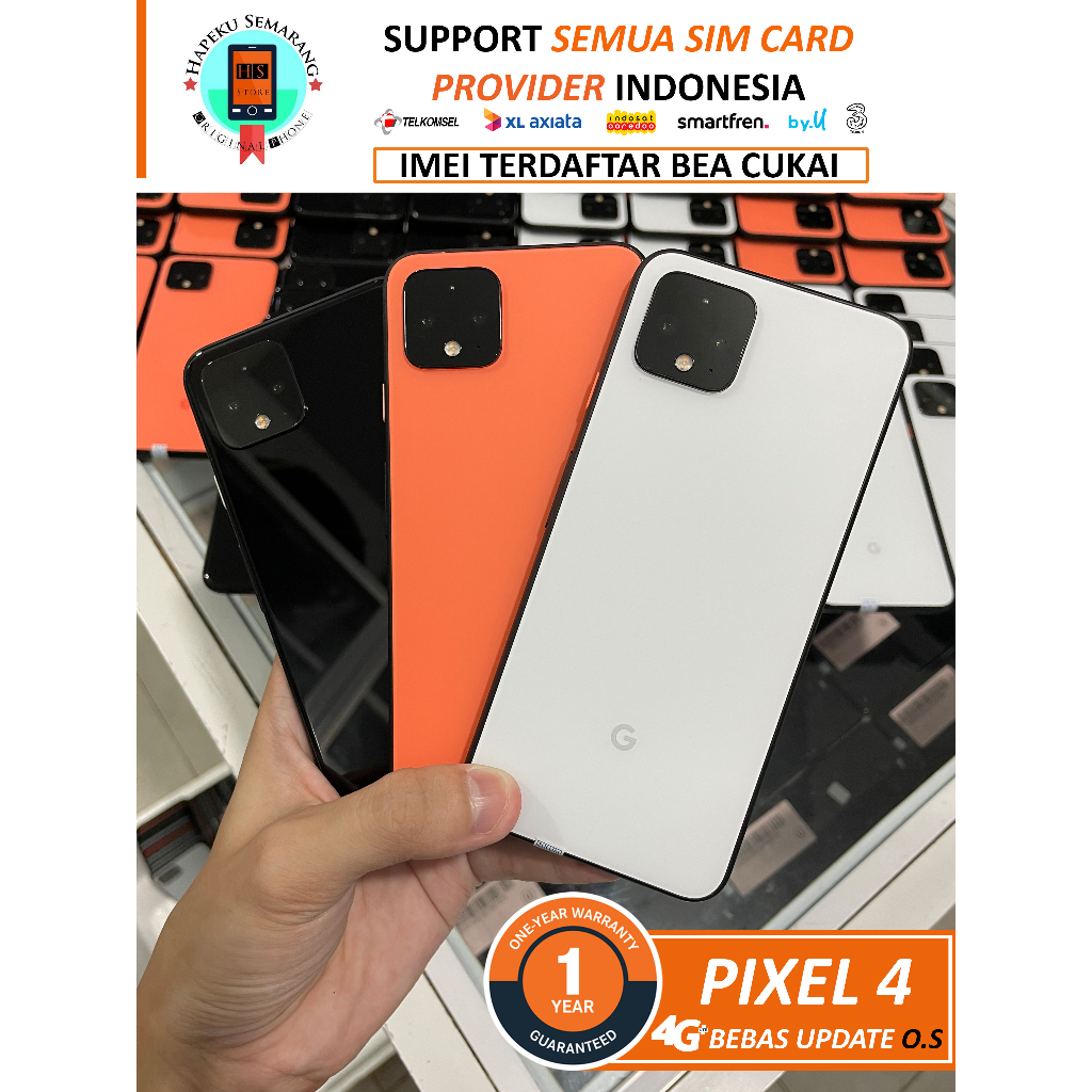 Google Pixel 4 6/128GB Super Mulus Like New Murah Bergaransi