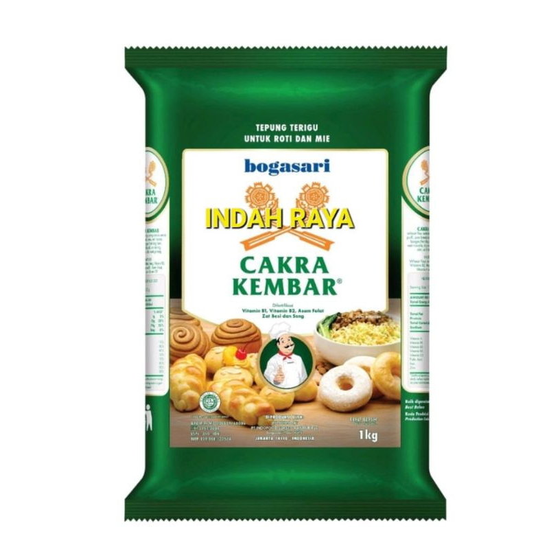 

TEPUNG BOGASARI CAKRA KEMBAR 1kg PREMIUM