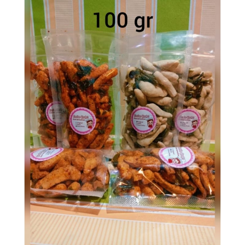 basreng pedas 100 gr daun jeruk