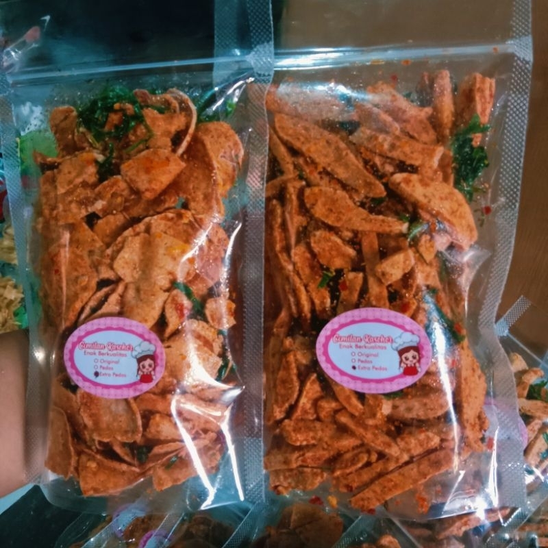 basreng pedas 100 gr daun jeruk