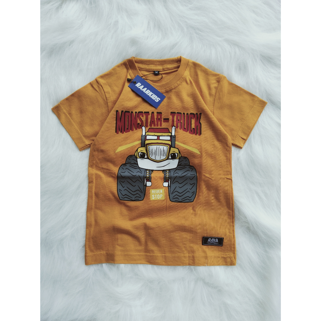 Raarkids baju anak laki laki Karakter Monstar Truck 1 8 Tahun